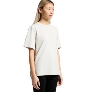 Camiseta de algodón de manga corta con cuello redondo para mujer, diseño liso y holgado, informal, venta al por mayor, OEM, camiseta básica de jersey - Product Image 3