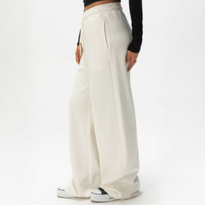 Wholesale High Quality Women's Winter Streetwear Casual Wear Side Pockets Flared <b>Trouser</b> Fleece Women <b>Trousers</b> - Product Image 6