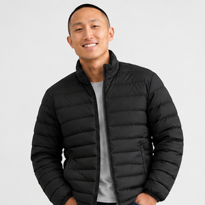 Men's <b>Black</b> <b>Windbreaker</b> Jacket Hooded Windproof Breathable Quick Dry Polyester/Nylon Streetwear Winter Zipper Front Regular Fit - Product Image 6