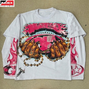 T-shirt double couche haut de gamme en tissu premium, élégant, confortable et léger, pour hommes et femmes, idéal pour le quotidien et la mode. - Product Image 1