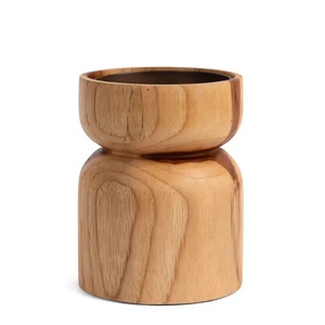 Modern Rustic Wooden <b>Candle</b> Holder Decorative Solid Wood <b>Candle</b> Stand <b>Set</b> - Product Image 1
