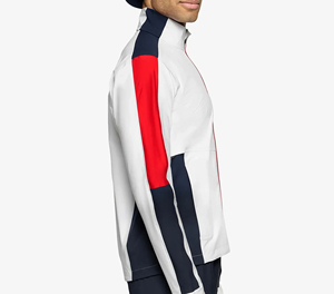 Veste de golf pour homme, légère, respirante, avec fermeture éclair sur le devant - Product Image 1
