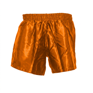 Shorts de boxe noirs pour hommes, 100% polyester extensible, coupe classique, vêtements de sport personnalisables, taille adulte - Product Image 3