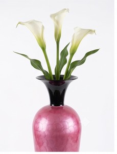 Metal Fancy Enamel Decorative Floor <b>Vase</b> Large <b>Unique</b> Tall Floor Pot Modern Smart Collection Flower <b>Vases</b> Home Art Decor <b>Vases</b> - Product Image 5