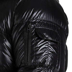 Chaqueta de Invierno para Hombre, Estilo Hip Hop Urbano, con Cierre, Cálida, Puños Ajustables, Impermeable, para Deportes y Fitness - Product Image 3