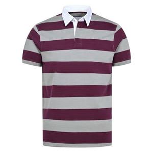 Camisetas Polo de Hombre en Color de Contraste, Manga Corta, Precio Económico, Servicio OEM ODM, Camisetas Polo Personalizadas para Hombre - Product Image 1