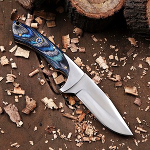 Cuchillo de Caza de Acero Inoxidable Nordic Forge, Hoja Fija de Grado Industrial, Punta Caída, Borde Biselado, 8 Pulgadas de Largo - Product Image 2