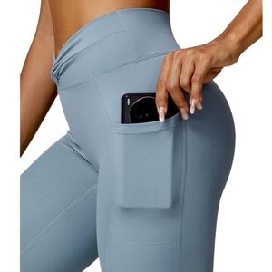 OEM ODM Women Pocket Yoga <b>Leggings</b> High Waist Tummy Control Gym Running Fitness Pants Wholesale Wear - Product Image 2
