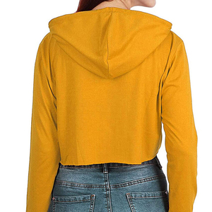 Sudadera Corta con Capucha para Mujer, Personalizada, Invernal, Resistente al Viento, con Estampado Digital y Hombros Caídos - Product Image 2
