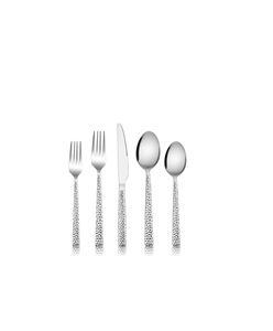 Ensemble de couverts décoratifs en acier inoxydable pour la cuisine et la table à manger, durable, résistant à la rouille, finition polie, design moderne et élégant - Product Image 1