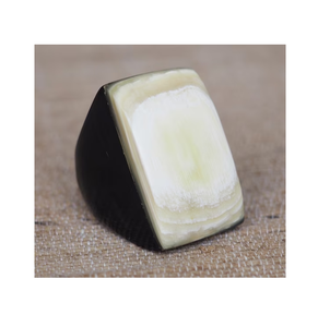 Handcrafted Eco-Friendly Modern Horn Ladies Jewelry <b>Rings</b> Natural Craft Buffalo Horn for Wedding Decorative Durable Quality - Product Image 3