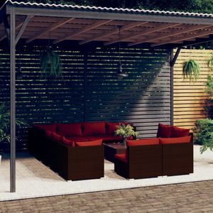 Ensemble de salon de jardin Cinnamon Red en couleur marron - Product Image 1