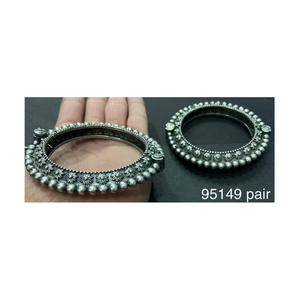 Style fantaisie oxydé indien bijoux allemand argent polonais fête porter beau Style bijoux de mode oxydé allemand bracelets ensemble - Product Image 4