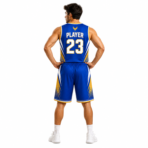 Wholesale Basketball Uniform Set Custom Sublimation Jersey <b>Shorts</b> Breathable Quick Dry Athletic Wear for Professional Sports - Product Image 5