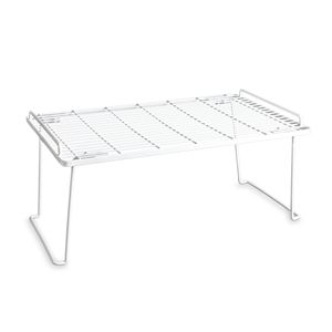Scaffale Pieghevole in Filo Metallico Bianco (Confezione da 2) per Organizzazione di Cucina, Dispensa e Piano di Lavoro - Product Image 2