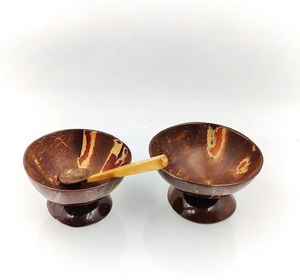 Minimalist Style Natural <b>Coconut</b> <b>Shell</b> Serving bowl Special For Dinnerware Tableware Desserts Soup Serving Bowl At Best Price - Product Image 2