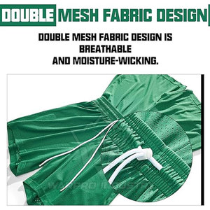Shorts de sport pour hommes en mesh légers, respirants, à séchage rapide, pour la gym, l'entraînement, la course à pied, le fitness et les activités de plein air - Product Image 3