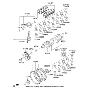 Rodamientos de Motor Nuevos Equus 230603F370 - Product Image 2