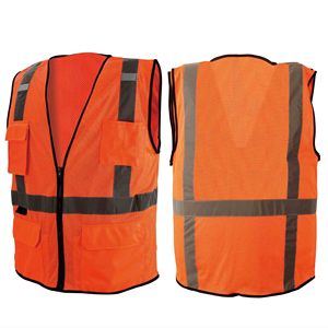 ANSI Certified Reflective Safety Vest Customizable Polyester Material Fluorescent Waterproof High Quality Logo Hi Vis Safety - Product Image 4