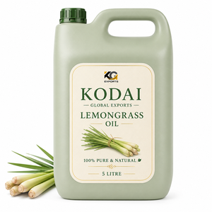 Aceite Esencial de Limoncillo de Tamil Nadu 100% Puro y Natural de Primera Calidad, Destilado al Vapor, para Aromaterapia y Cuidado Facial, Kodai Global Export - Product Image 1