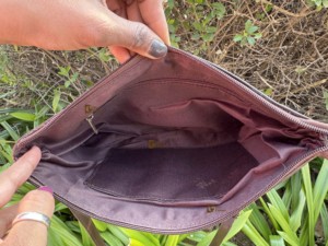 Bolso de compras bohemio con forma de cruz de cuero de vaca real para mujer, cierre de cremallera turquesa, ligero, superventas - Product Image 6