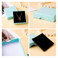 Boîte d'emballage en papier pour bijoux, pour colliers, bracelets, boucles d'oreilles, rangement et présentation de bijoux, boîtes cadeaux, vente en gros