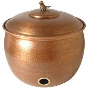 Contenedor de Almacenamiento para Manguera de Jardín de Metal Azul Pizarra con Tapa, Elegante Organizador de Mangueras para Patio - Product Image 6