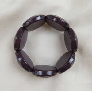 MN Exports MNE-1042 Brazalete de Resina Lucite Morado, Joyería de Moda Unisex, Regalo para Ocasiones Islámicas - Product Image 2