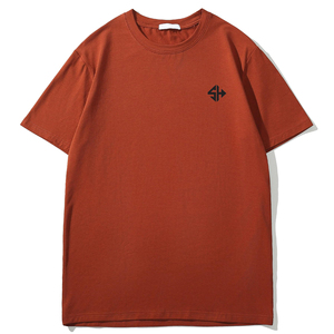 เสื้อยืดผู้ชายดีไซน์ใหม่ สวมใส่สบายๆ ในฤดูร้อน ผ้าฝ้าย 100% คุณภาพสูง ระบายอากาศได้ดี เหมาะสำหรับกิจกรรมกลางแจ้ง น้ำหนักเบา เสื้อยืดออกกำลังกายสำหรับผู้ชาย - Product Image 1