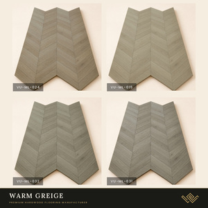 Suelo de Parqué Chevron de Roble Blanco Contemporáneo de 18 mm de Grosor con Sistema de Encaje Macho y Hembra - Product Image 5