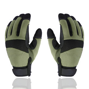 Guantes Mecánicos de Protección Flexibles Personalizados, Guantes de Seguridad de Cuero para Trabajos de Construcción - Product Image 3