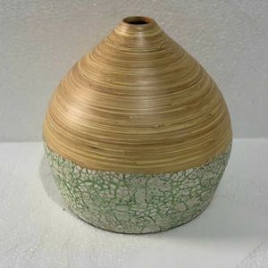 Bamboo Centerpiece <b>Vase</b> Handmade Natural Bamboo Flower <b>Vase</b> Eco Friendly Table Decor Sustainable Bamboo <b>Vase</b> for Home Decoration - Product Image 2