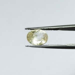 Zafiro amarillo ovalado natural de 3.70 quilates de Sri Lanka, piedras preciosas sueltas para la fabricación de joyas y anillos YSON-09 - Product Image 4