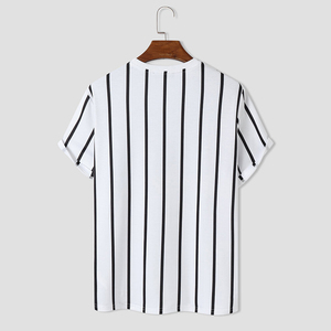 T-shirt homme en coton 100% de haute qualité, coupe slim, col rond, service OEM, fabricant, impression de logo personnalisée - Product Image 2