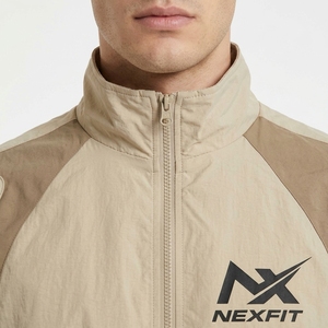 <b>Mens</b> Midweight Waterproof Breathable <b>Track</b> <b>Jacket</b> & Jogger Set Full Zip Sports Tracksuit with Contrast Panel Design - Product Image 2