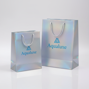 Bolsas de Papel Blancas de Lujo Personalizadas con Laminación y Logotipo Personalizado para Restaurantes, Supermercados, Empaque de Alimentos, Bolsas de Doble Pared para Llevar - Product Image 6