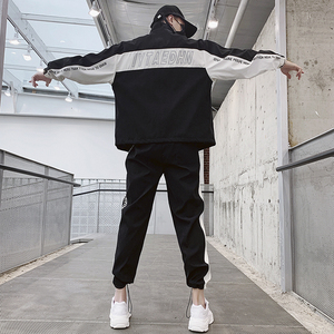 Ensemble de vêtements de sport exclusif pour homme Insignia, tissu ultra raffiné, veste isolante, pantalon, vêtements d'entraînement, entreprise d'exportation - Product Image 5