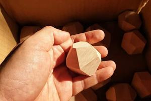 Wood Stacking <b>Blocks</b> Polished Wooden Balance Stones Colorful Educational <b>Building</b> <b>Block</b> <b>Set</b> for Kids - Product Image 3