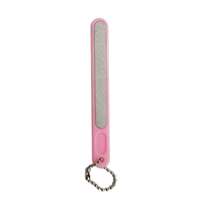 Lime à ongles mini rose premium, grain 180, simple face, réutilisable, en plastique, outil de soin des ongles avec logo personnalisé, haute qualité - Product Image 1
