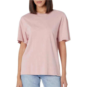 Camisetas de Mujer 100% Algodón con Logotipo Personalizado, Nueva Llegada, Manga Corta, Cuello Redondo, Color Liso, Estilo Casual, Venta al Por Mayor - Product Image 3