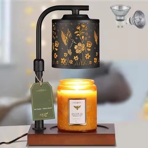 Lampe chauffe-cire électrique sans flamme en gros, réglable en hauteur, lampe de table décorative pour la maison, cadeau, lampe chauffe-bougie à intensité variable avec minuterie - Product Image 6