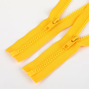Haute Qualité 5 #   Fermeture éclair carrée à glissière ouverte avec curseur autobloquant pour vêtements et manteaux, fermeture éclair décorative en vrac - Product Image 4