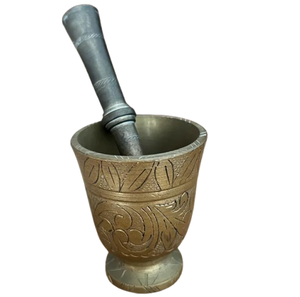 Copper Finished New Arrival Looking Mortar and Pestle for Kitchen Use Mortar and Pestle Manufactured by India - Product Image 4