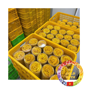 Dried Mango Slices in Mason Jars <b>Sweet</b> Tropical Fruit Snack Round Shape Vietnam Origin - Product Image 1