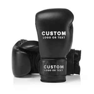 Gants de boxe en cuir synthétique de dernière génération, poignées personnalisées, logo brodé ou imprimé, professionnels, pour adultes, jeunes et enfants, entraînement - Product Image 2