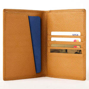 Funda para Pasaporte, Cartera con Bloqueo RFID, Estuche para Tarjetas de Cuero, Porta Pasaportes de Viaje, Cartera para Pasaportes para Hombres y Mujeres - Product Image 1