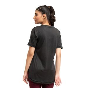 <b>Women</b> <b>Black</b> Short Sleeve Crew Neck T <b>Shirt</b> Curved Hem Casual Relaxed Fit Basic Everyday Top Lightweight <b>Womens</b> Fashion Summer Te - Product Image 6