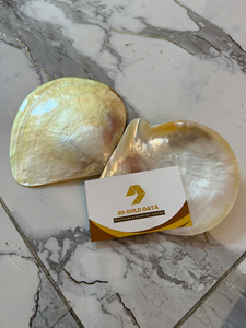 จานเปลือกหอยมุกขัดเงา งานฝีมือธรรมชาติ จานใส่ไข่ปลาคาเวียร์ ของขวัญสุดหรู ขายส่ง ส่งออก - Product Image 3