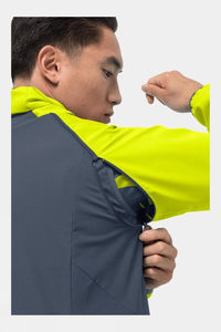 Veste Softshell d'hiver imperméable pour homme, avec capuche, broderie personnalisée, boutons, haute qualité, respirante et coupe-vent, vente en gros - Product Image 5