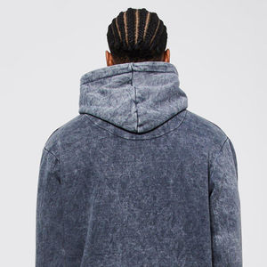 Nouveau design, sweats à capuche pour hommes effet délavé, les plus vendus, faible MOQ, vente en gros, sweats à capuche pour hommes effet délavé en grande quantité - Product Image 5